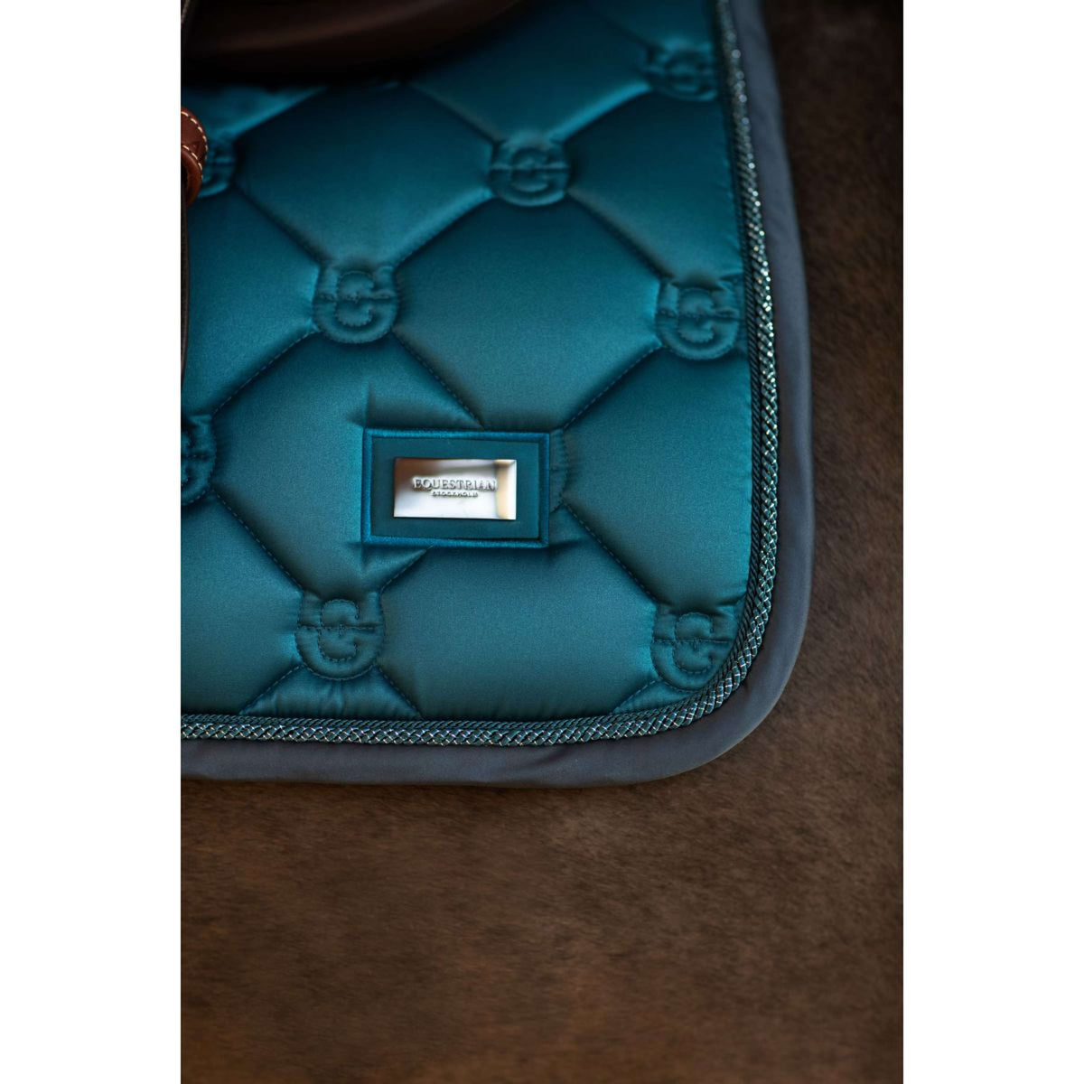 Equestrian Stockholm Mantilla saltando Teal Blue