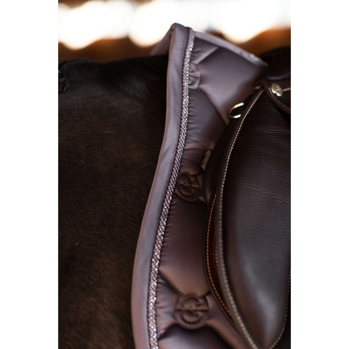 Equestrian Stockholm Mantilla saltando Dark Violet