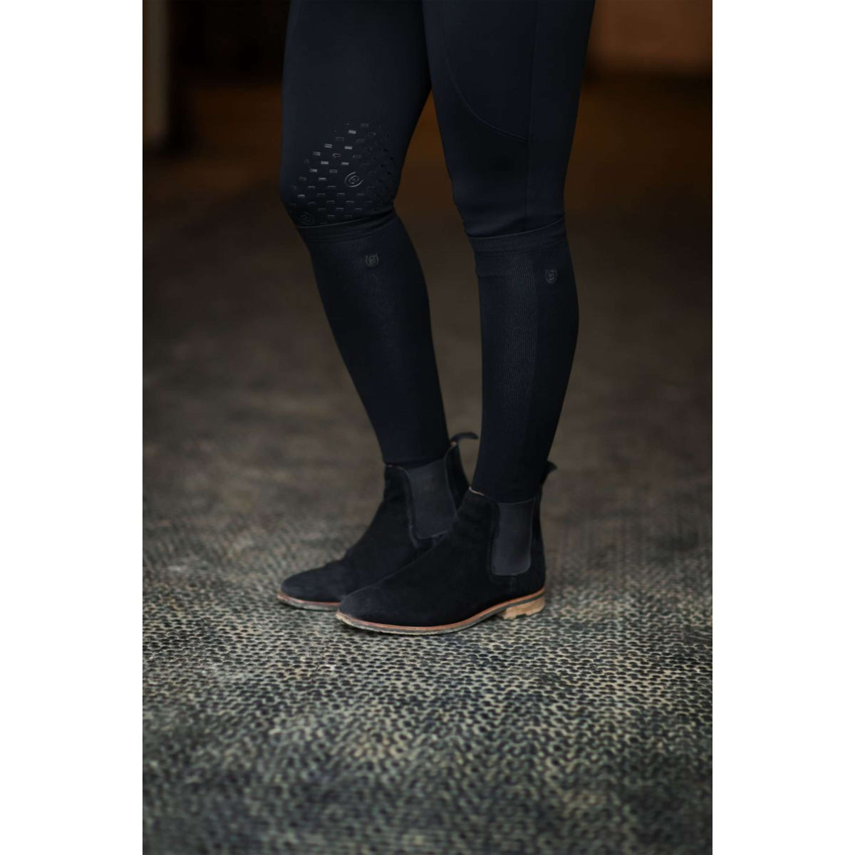 Equestrian Stockholm Calcetines de Equitación Bamboo Blend Negro