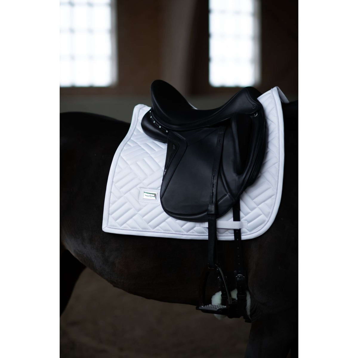 Equestrian Stockholm Mantilla Modern Doma clásica White Silver