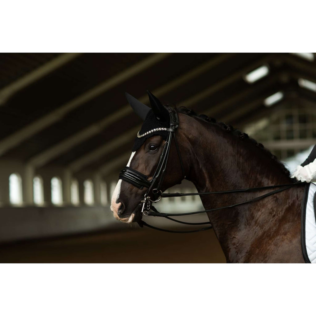 Equestrian Stockholm Bonete para Orejas Padded Clean Black