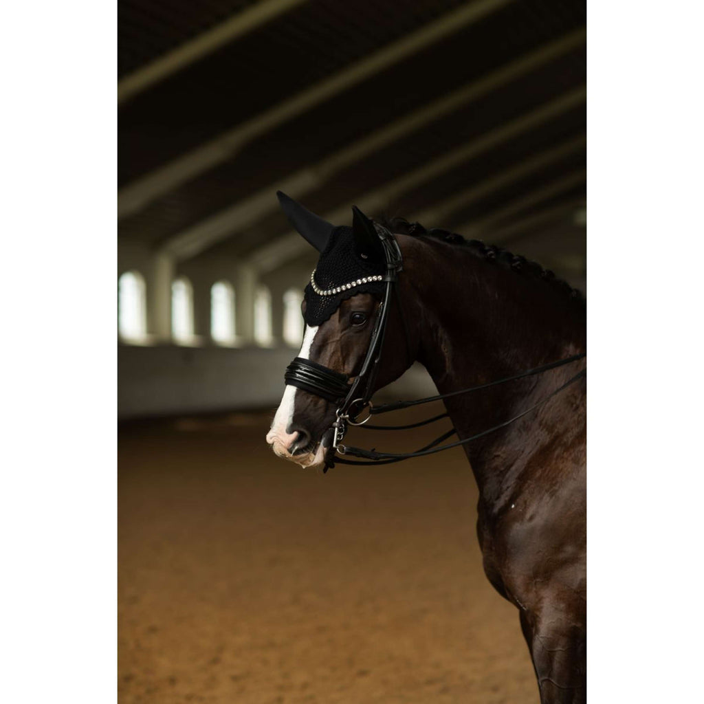 Equestrian Stockholm Bonete para Orejas Padded Clean Black