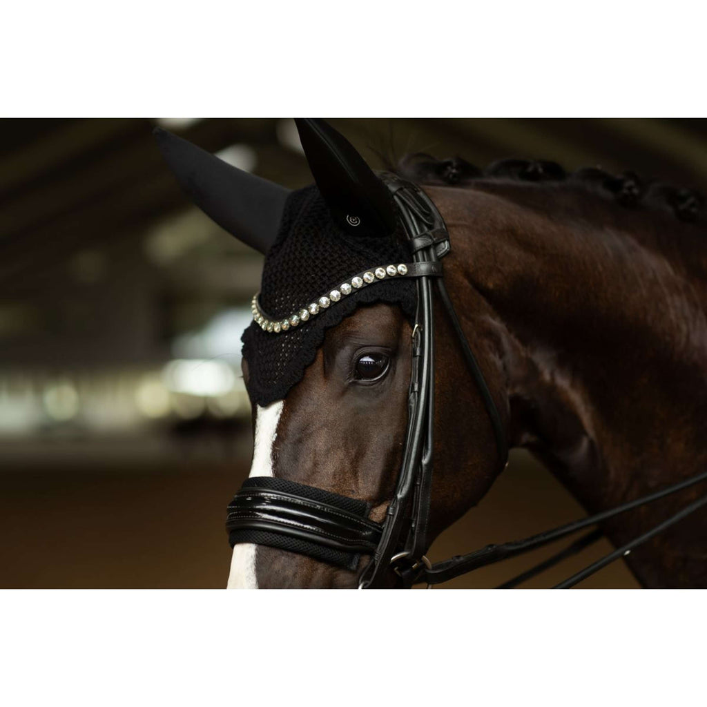 Equestrian Stockholm Bonete para Orejas Padded Clean Black