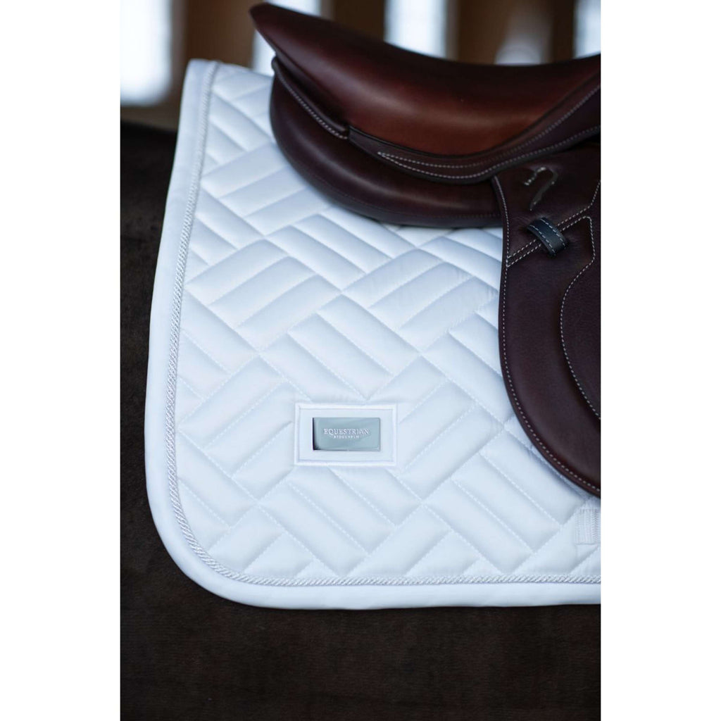 Equestrian Stockholm Mantilla Modern Saltando White Silver