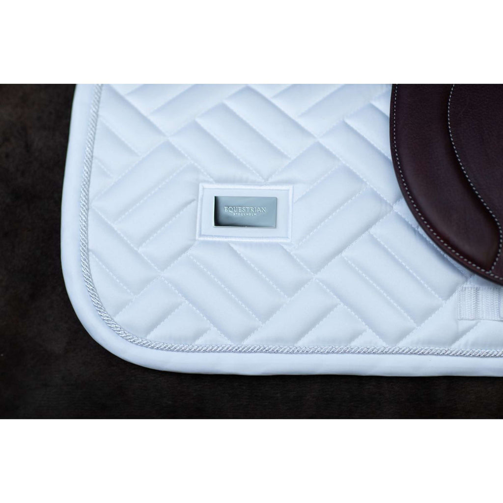 Equestrian Stockholm Mantilla Modern Saltando White Silver
