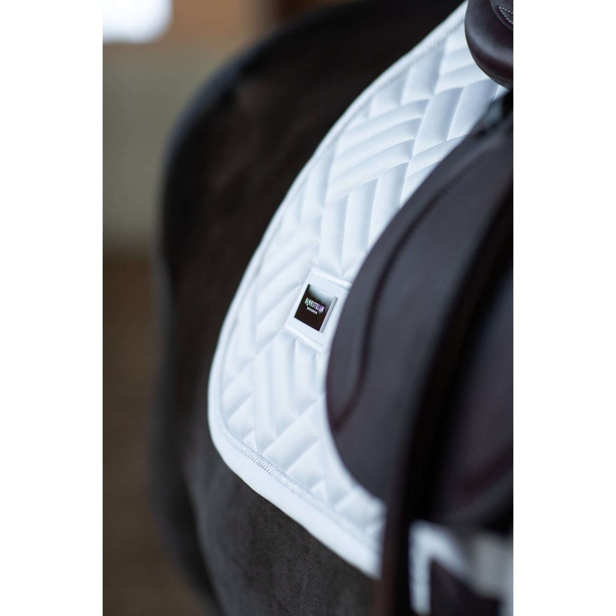 Equestrian Stockholm Mantilla Modern Springen White Silver