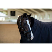 Equestrian Stockholm Cabezada Glimmer Anatomic Leather Negro