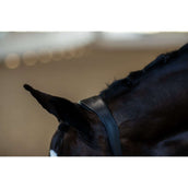 Equestrian Stockholm Cabezada Glimmer Anatomic Leather Negro