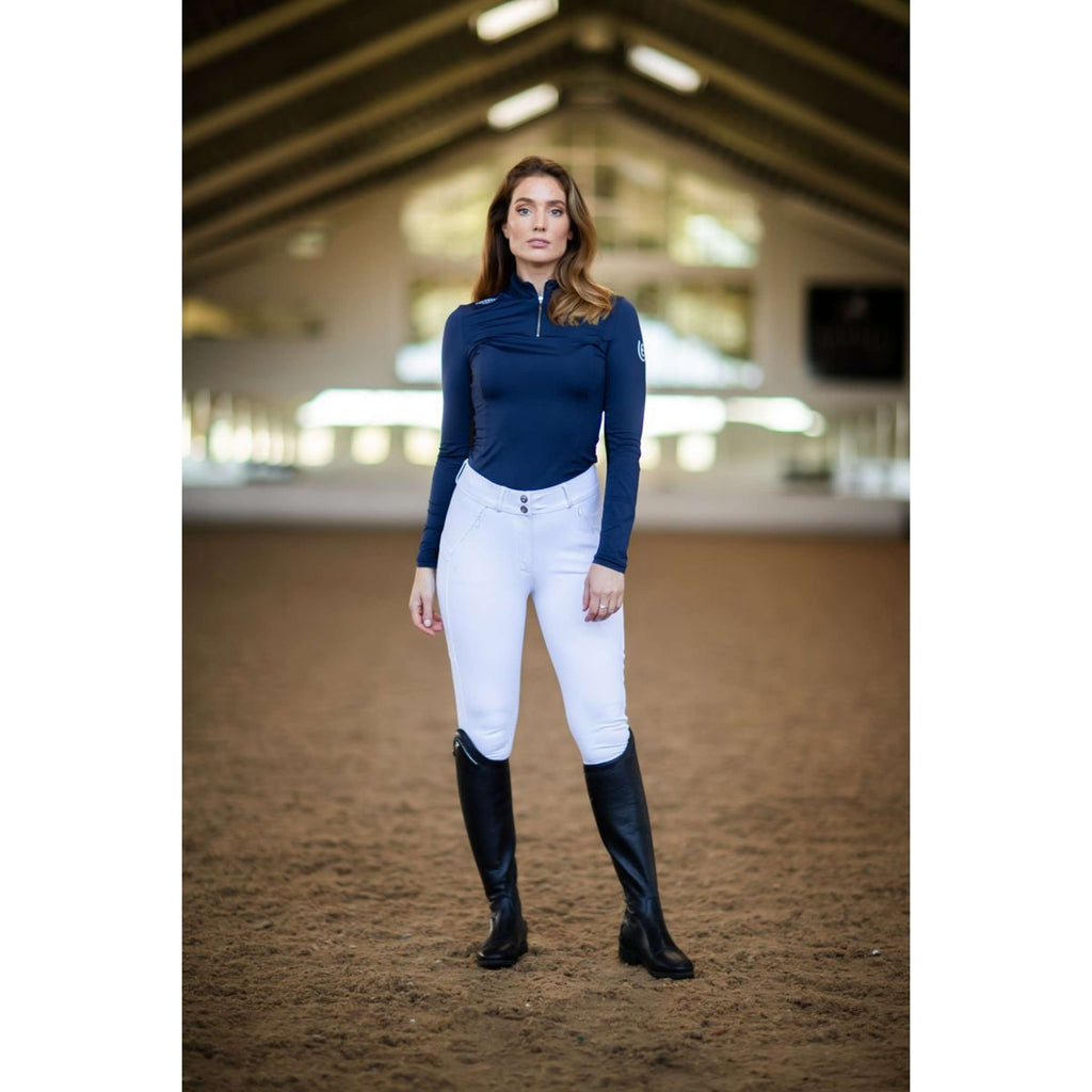 Equestrian Stockholm Pantalón de Equitación Elite Jump Blanco