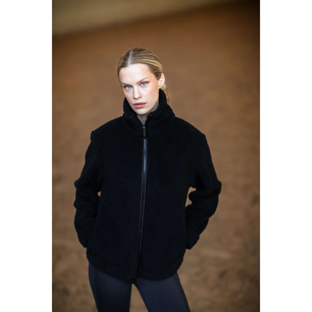 Equestrian Stockholm Jack Teddy Fleece Negro