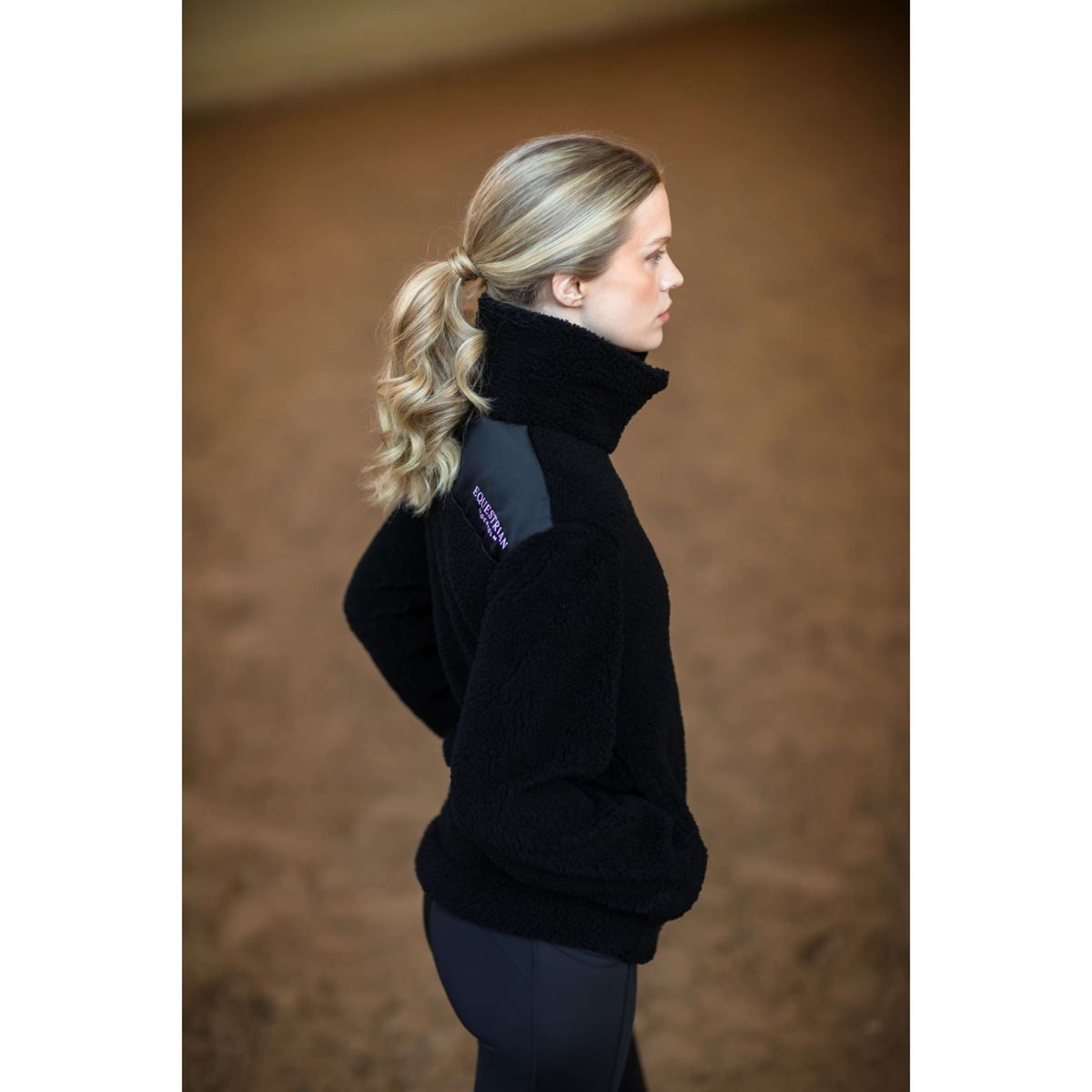 Equestrian Stockholm Jack Teddy Fleece Negro