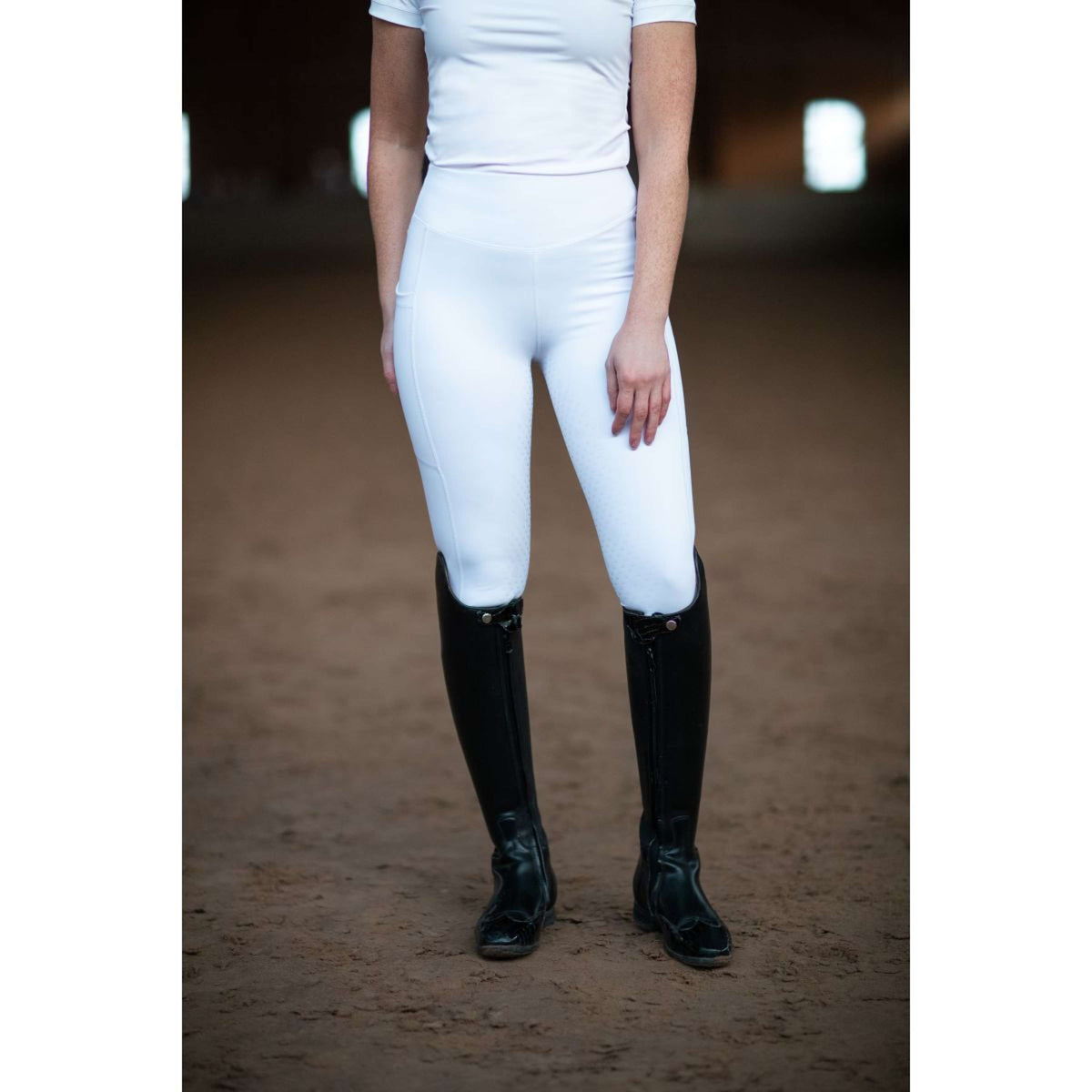 Equestrian Stockholm Legging de Equitación Movement Dressage Blanco
