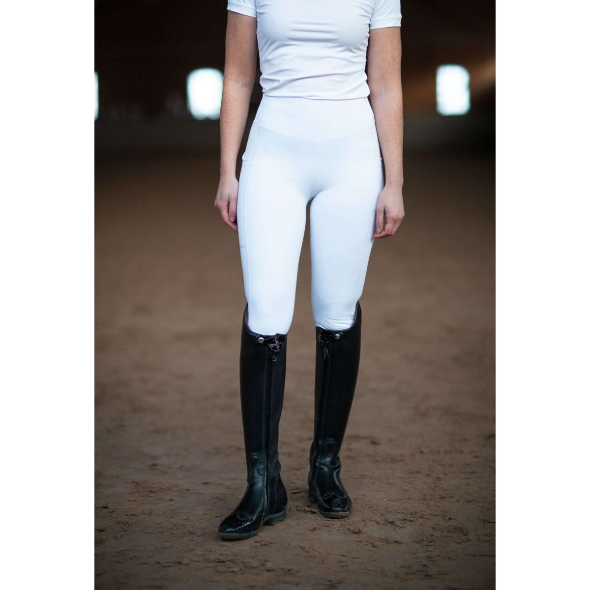 Equestrian Stockholm Legging de Equitación Movement Dressage Blanco