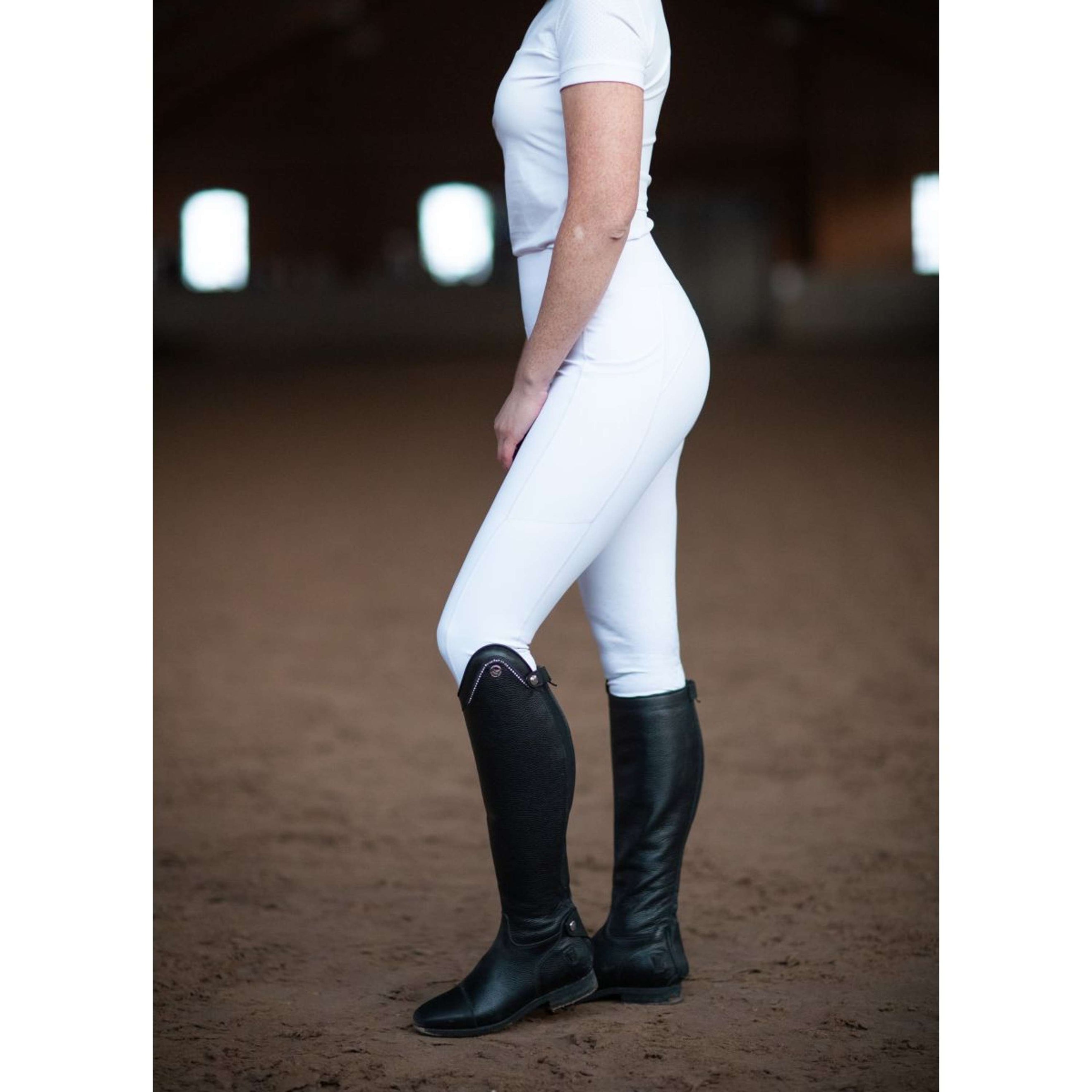 Equestrian Stockholm Legging de Equitación Movement Jump Blanco Equestrian Stockholm Legging de Equitación Movement Jump Blanco
