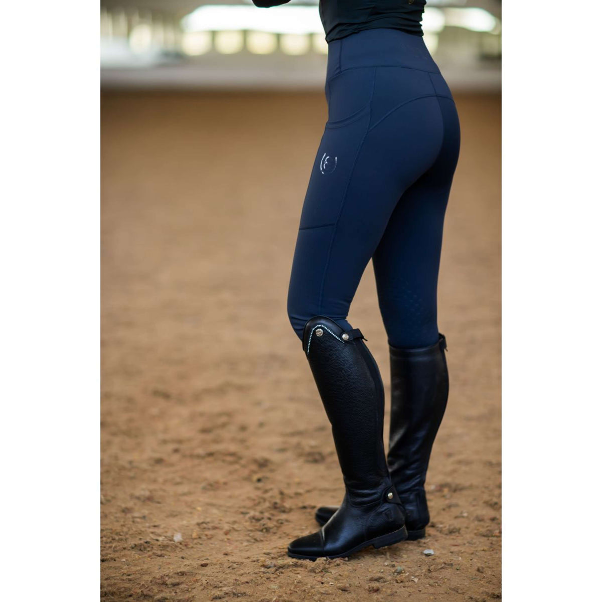 Equestrian Stockholm Legging de Equitación Movement Jump All Navy