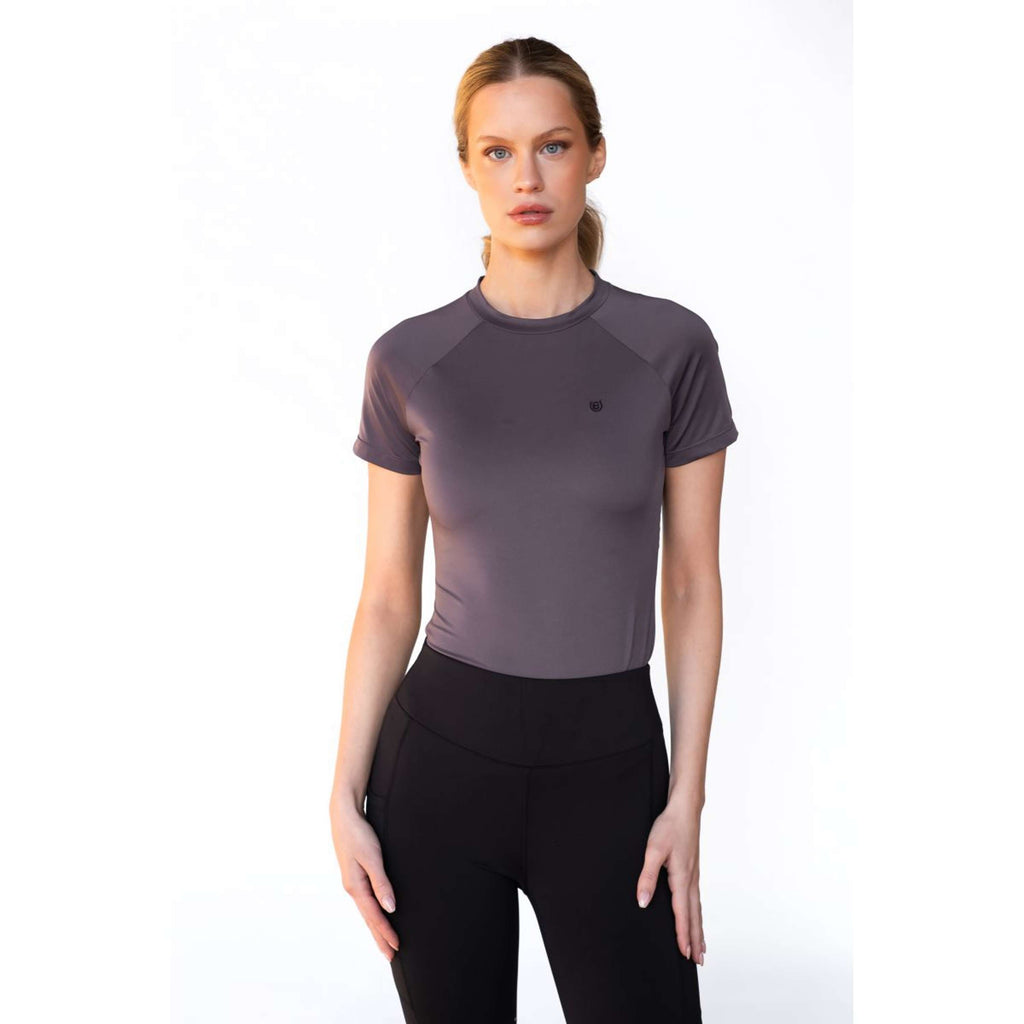 Equestrian Stockholm Shirt Dynamic Short Sleeve Dark Violet