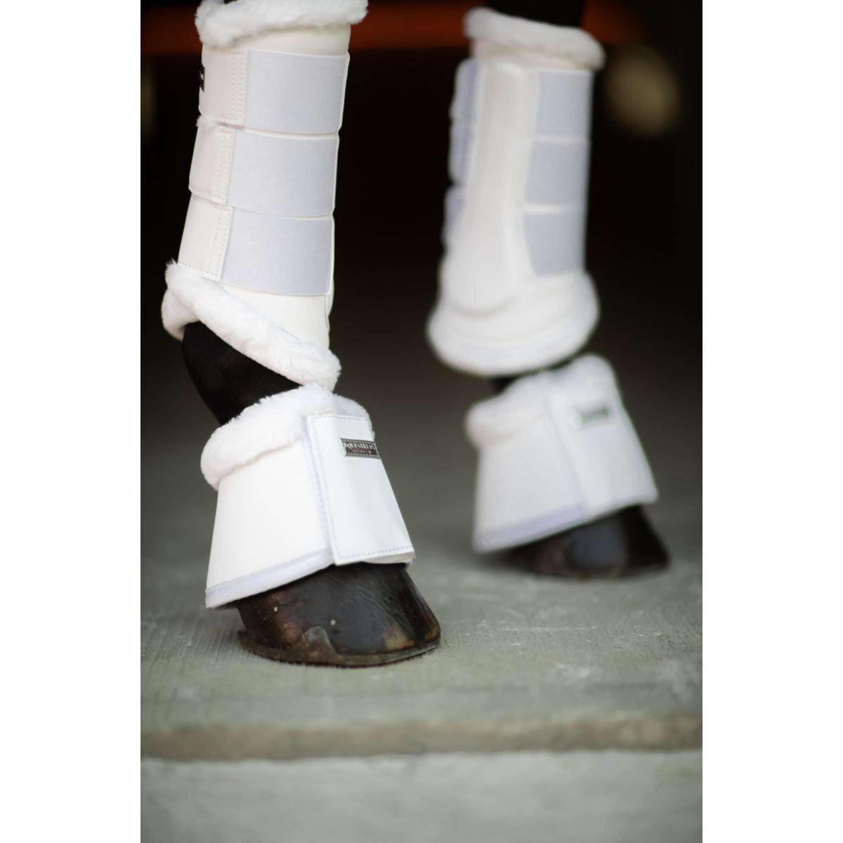 Equestrian Stockholm Botas de Campana White Silver