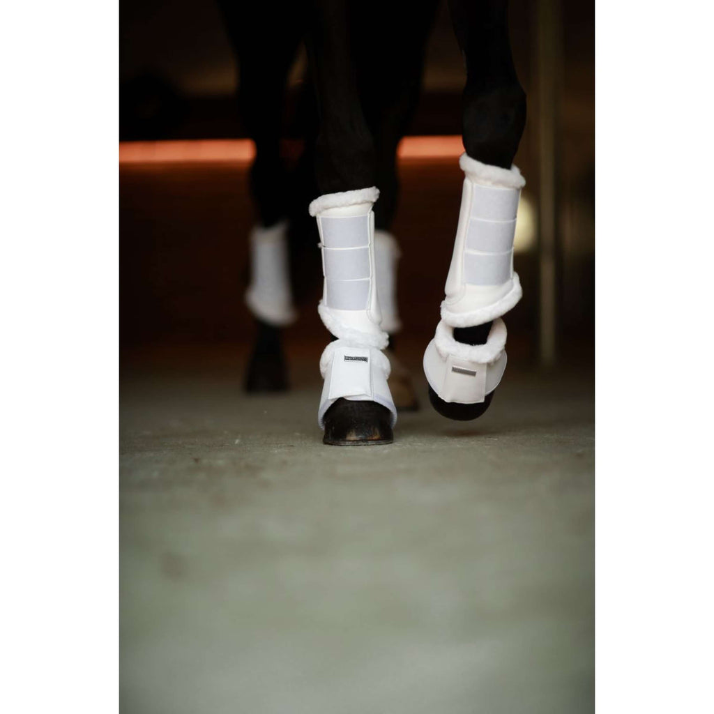 Equestrian Stockholm Protectores de piernas White Silver