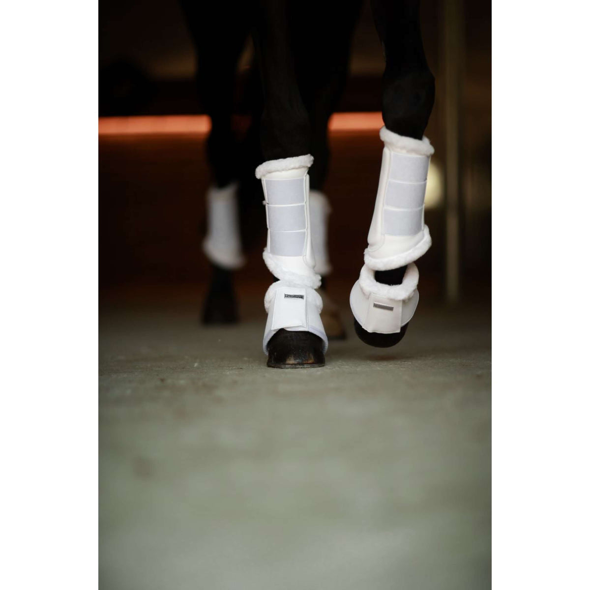 Equestrian Stockholm Botas de Campana White Silver