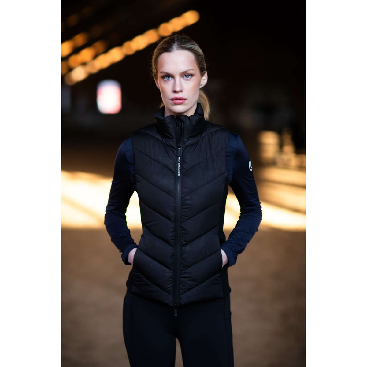 Equestrian Stockholm Chaleco Versatile Negro