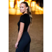 Equestrian Stockholm Shirt Dynamic Short Sleeve Negro