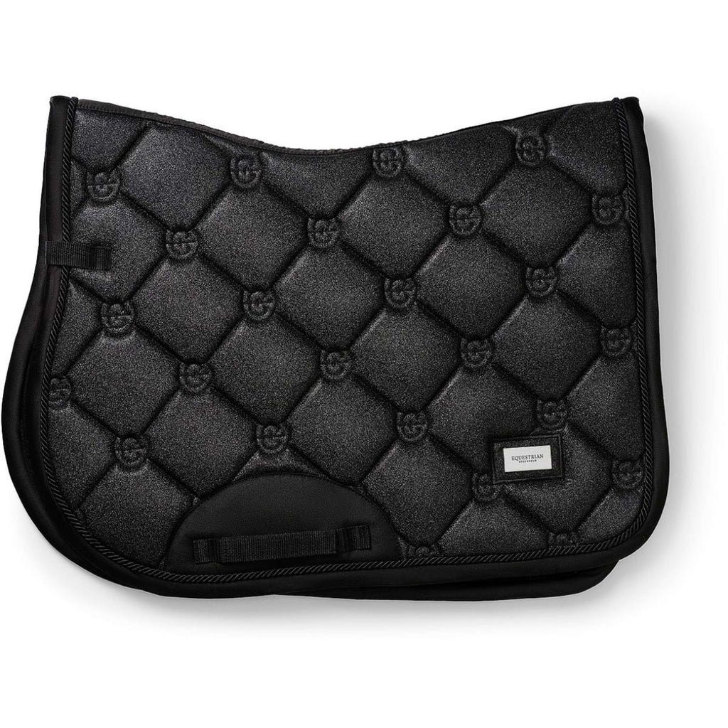 Equestrian Stockholm Mantilla saltando All Black Glimmer