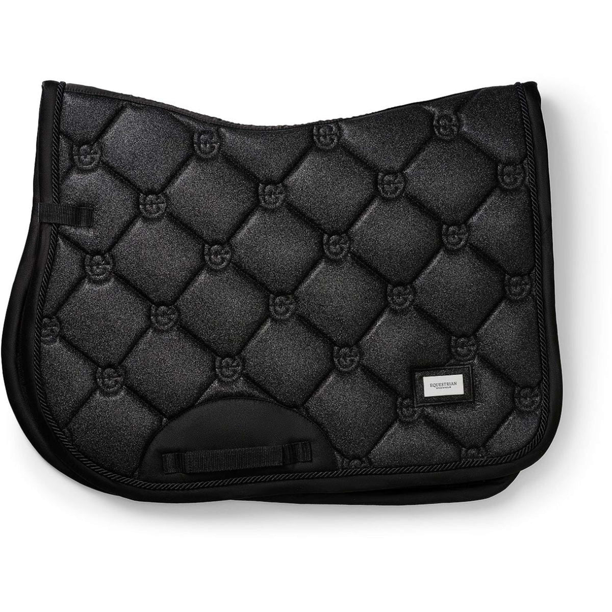 Equestrian Stockholm Mantilla saltando All Black Glimmer