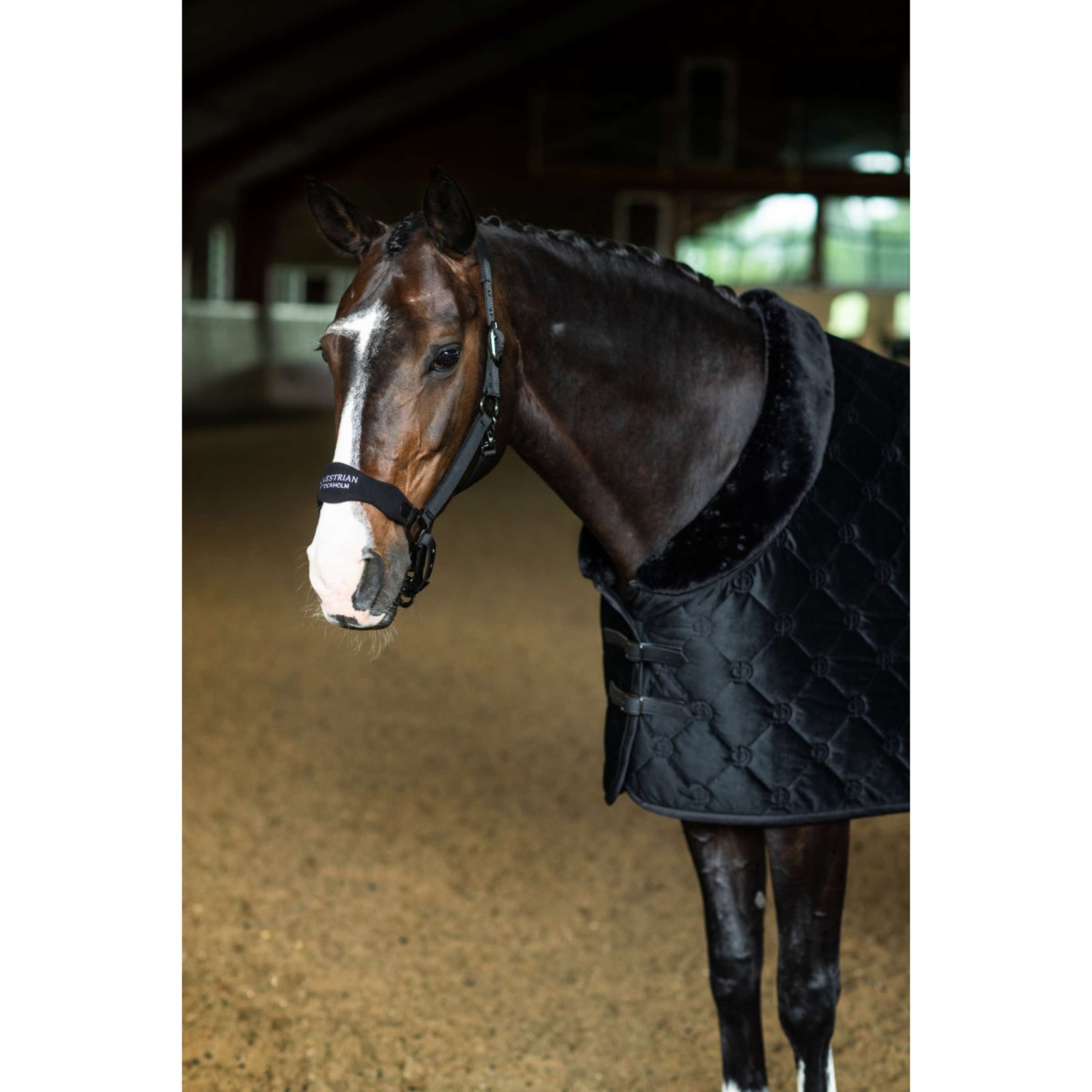 Equestrian Stockholm Manta de Forro Polar Velvet Negro
