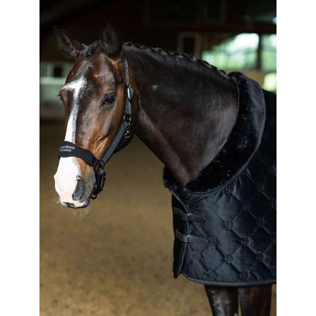 Equestrian Stockholm Cabestro Anatomic Fleece Negro