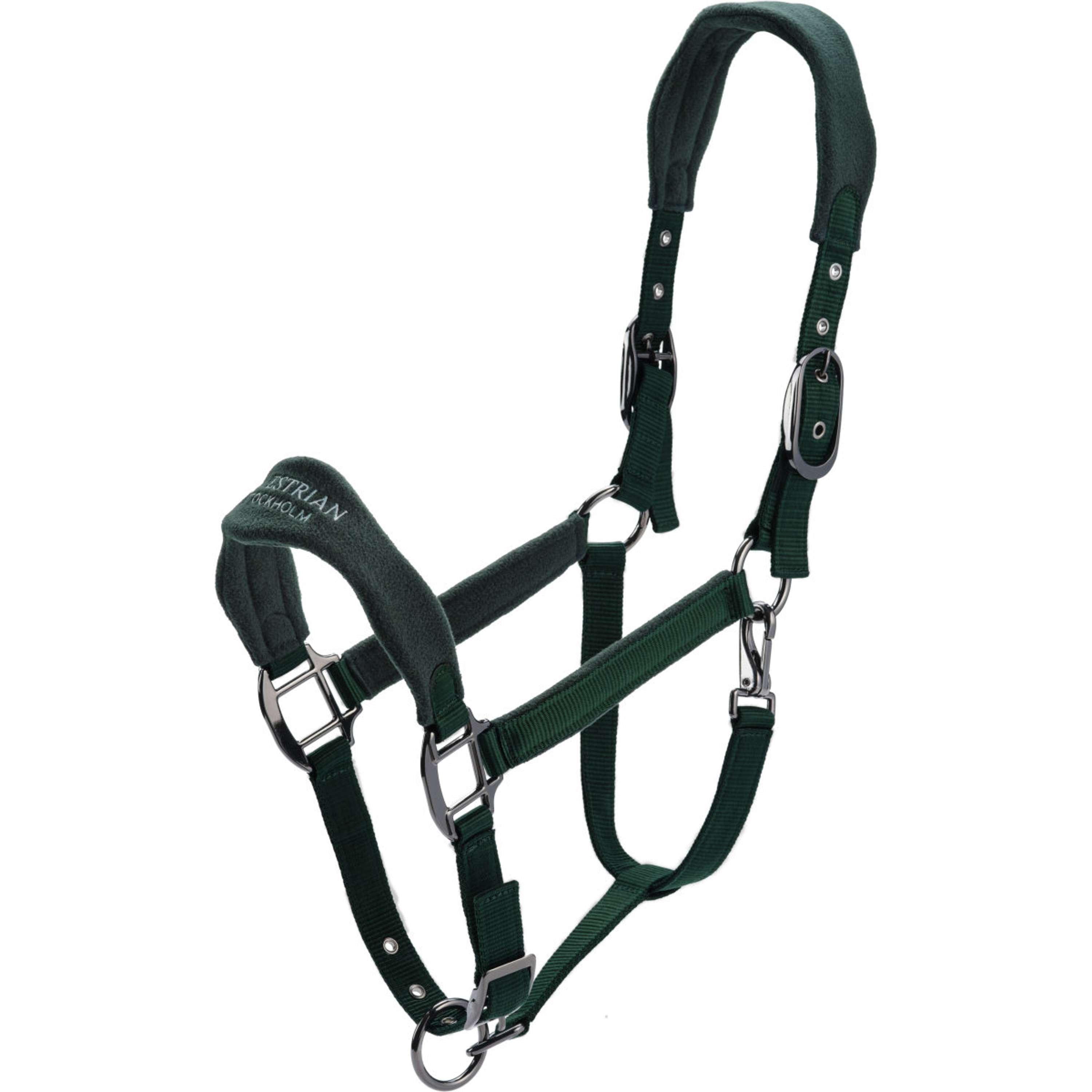 Equestrian Stockholm Cabestro Anatomic Fleece Sycamore Green