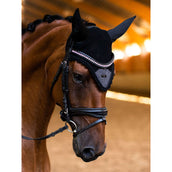 Equestrian Stockholm Bonete para Orejas All Black Glimmer