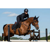 Equestrian Stockholm Mantilla saltando All Black Glimmer
