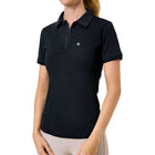 Equestrian Stockholm Poloshirt Zip Negro