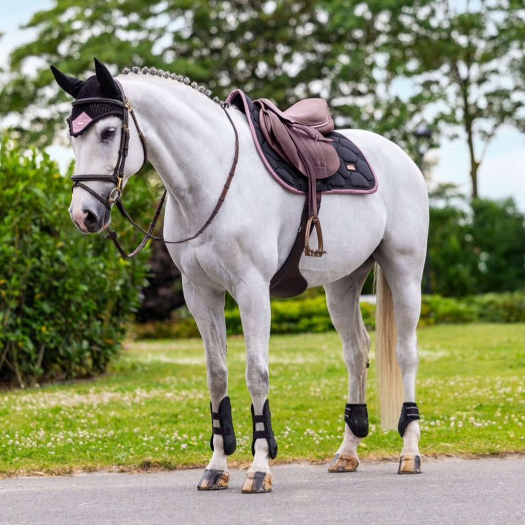 Equestrian Stockholm Mantilla Saltando Negro/Blush