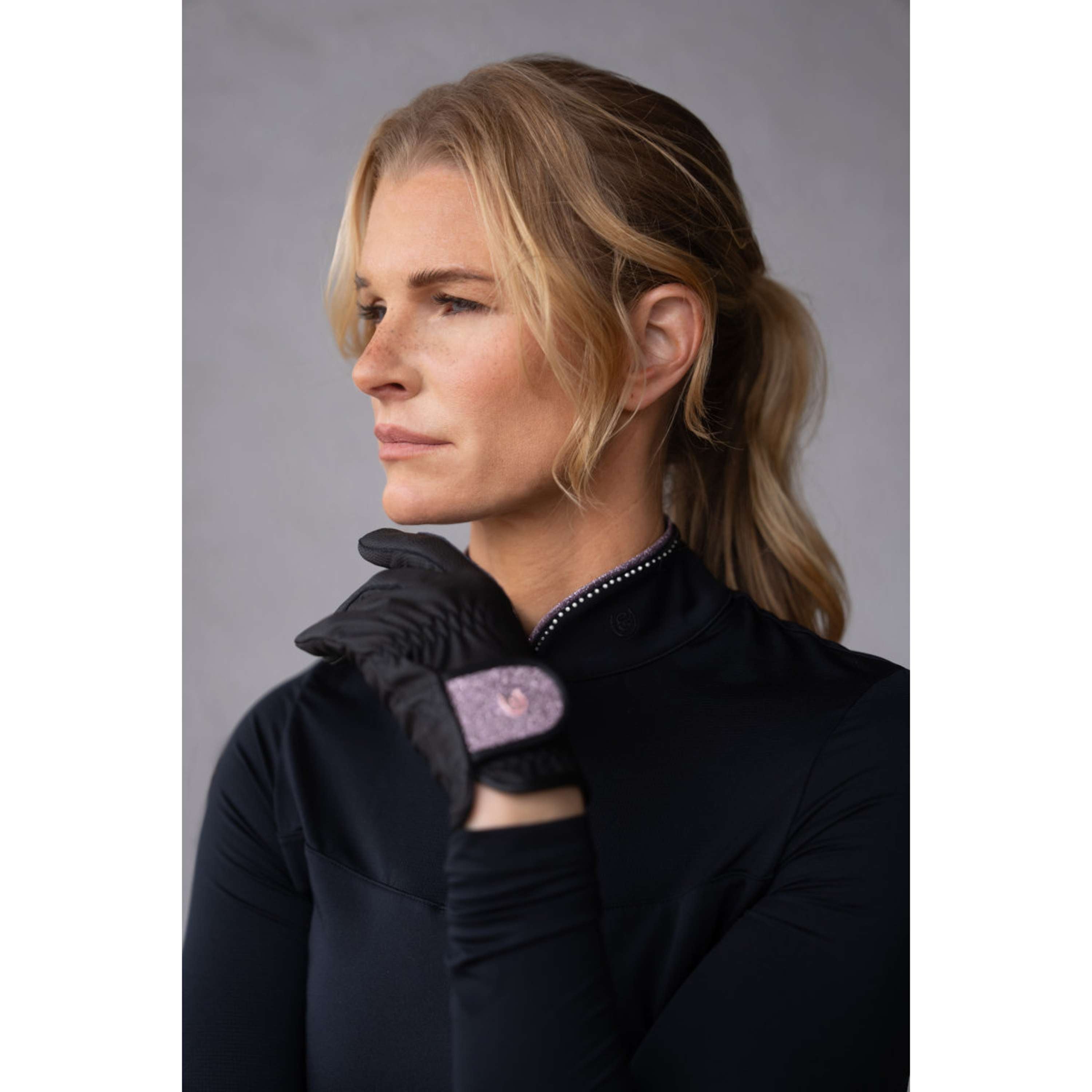 Equestrian Stockholm Guantes de Equitación Motion Pink Glimmer