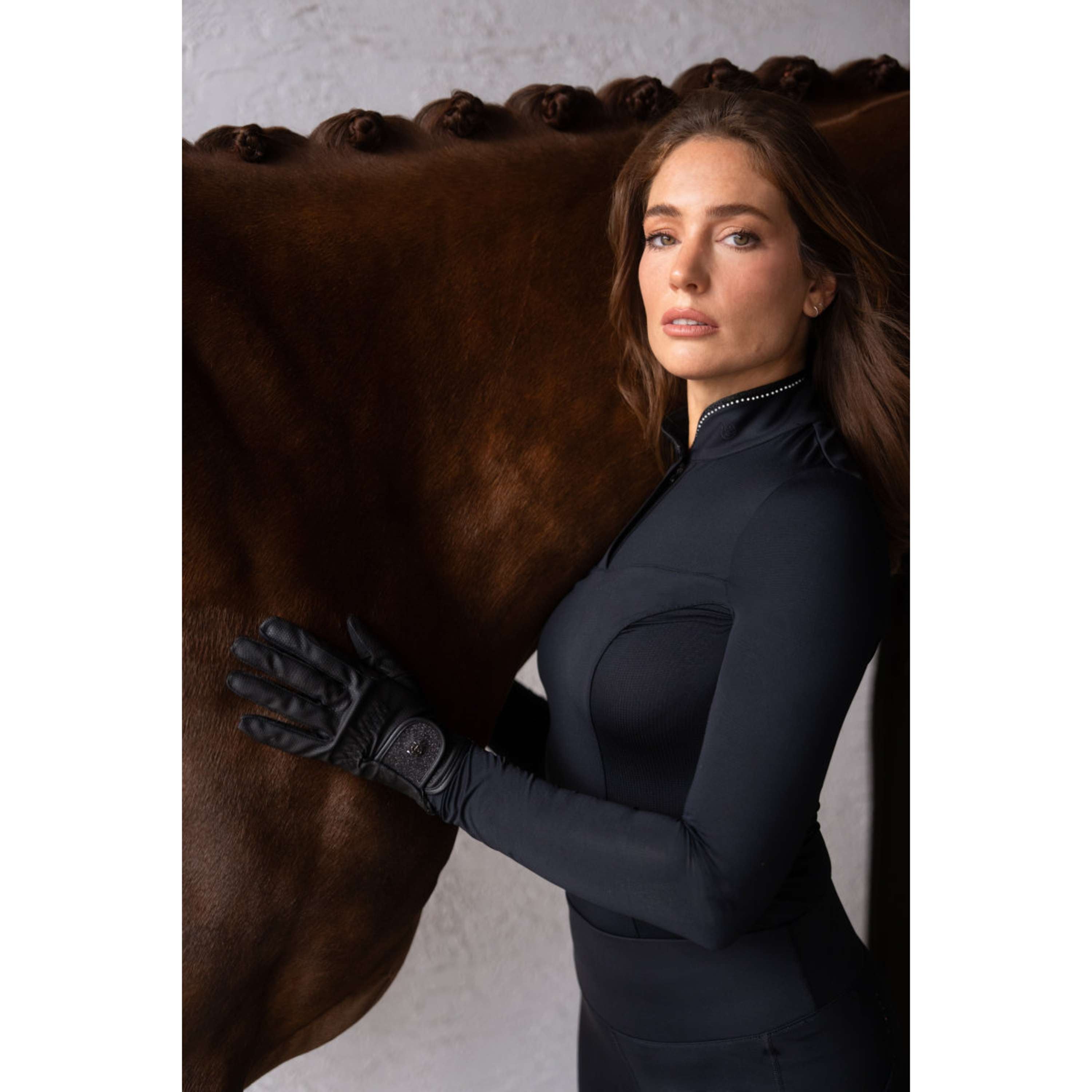 Equestrian Stockholm Camiseta Revenew Black Glimmer