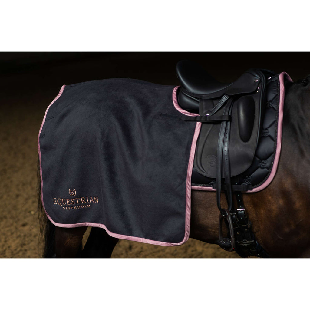 Equestrian Stockholm Quarter Sheet Heavy Fleece Negro/Blush