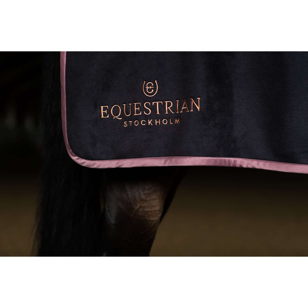 Equestrian Stockholm Quarter Sheet Heavy Fleece Negro/Blush