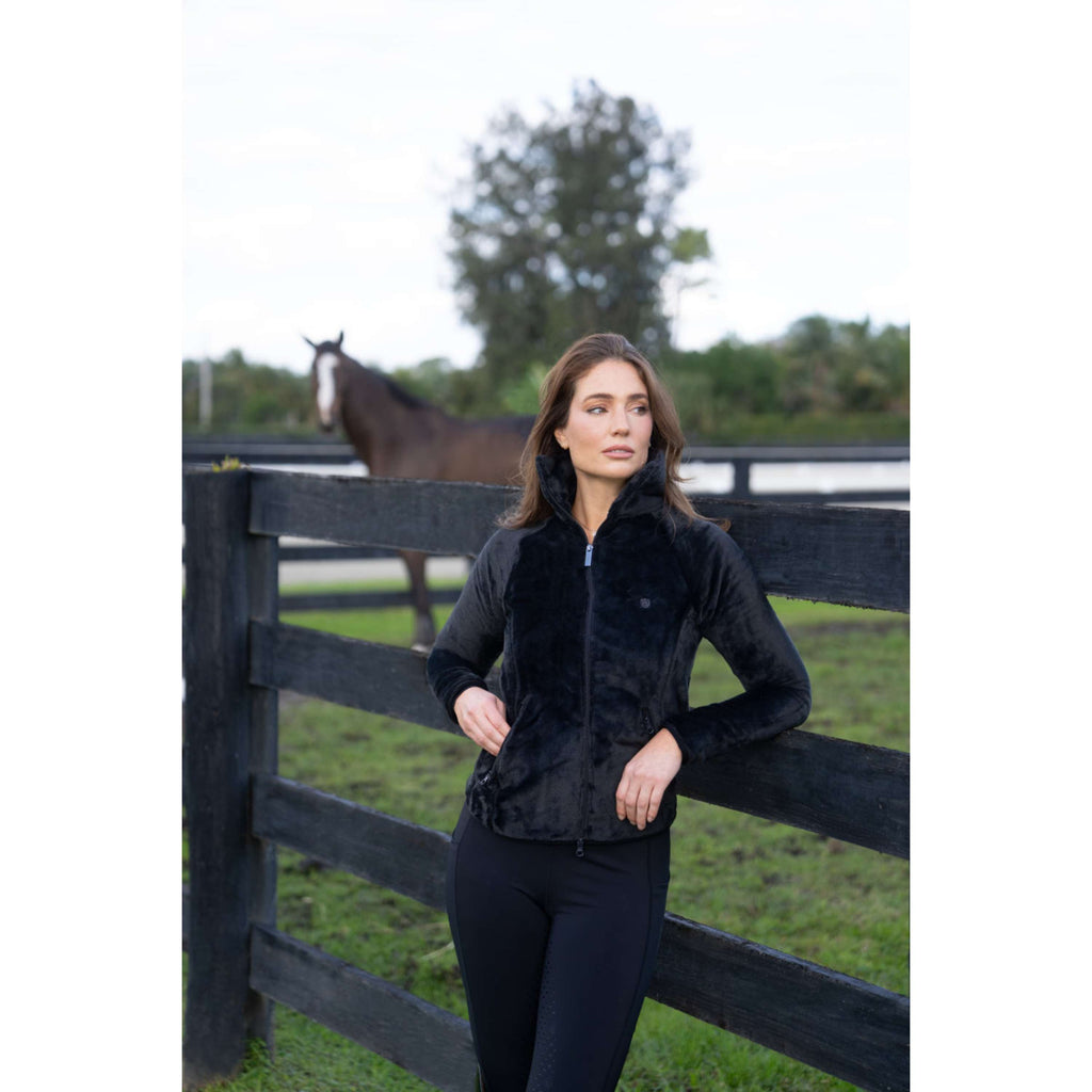 Equestrian Stockholm Chaqueta Polar Velvet Negro