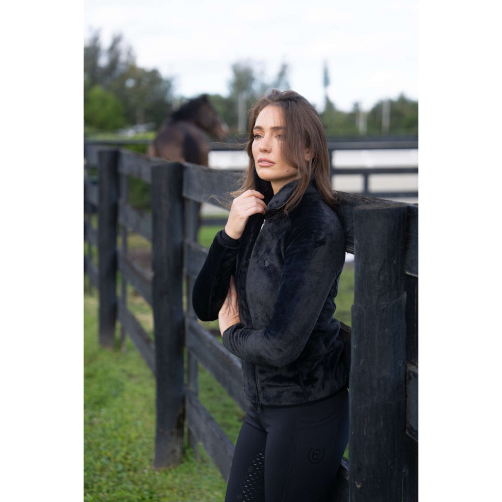 Equestrian Stockholm Chaqueta Polar Velvet Negro