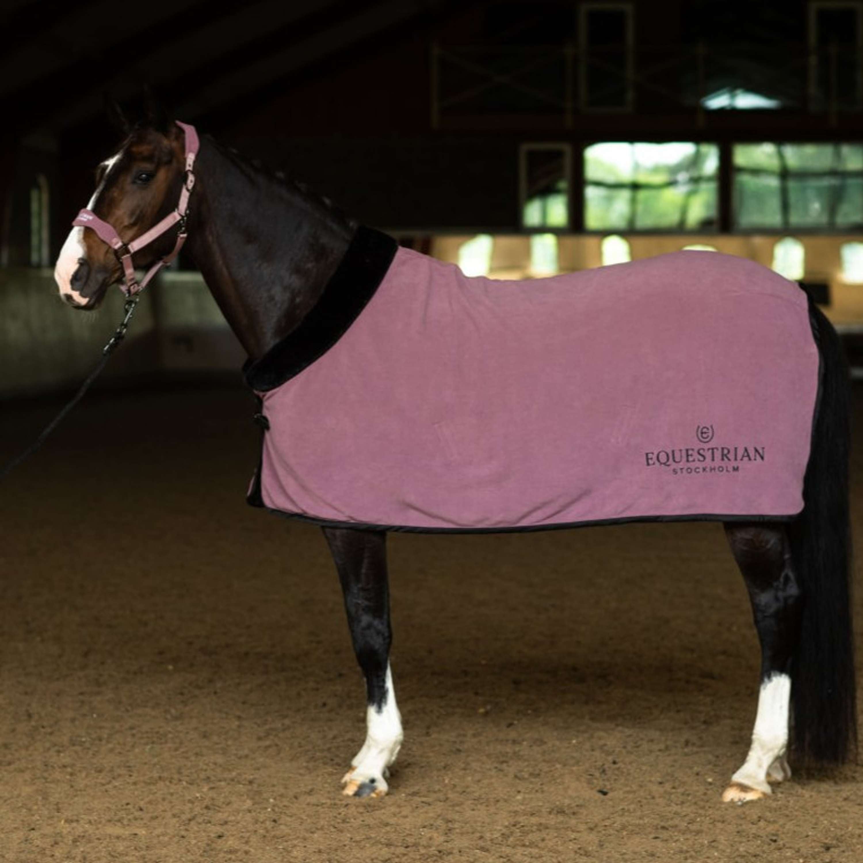Equestrian Stockholm Cabestro Anatomic Fleece Blush