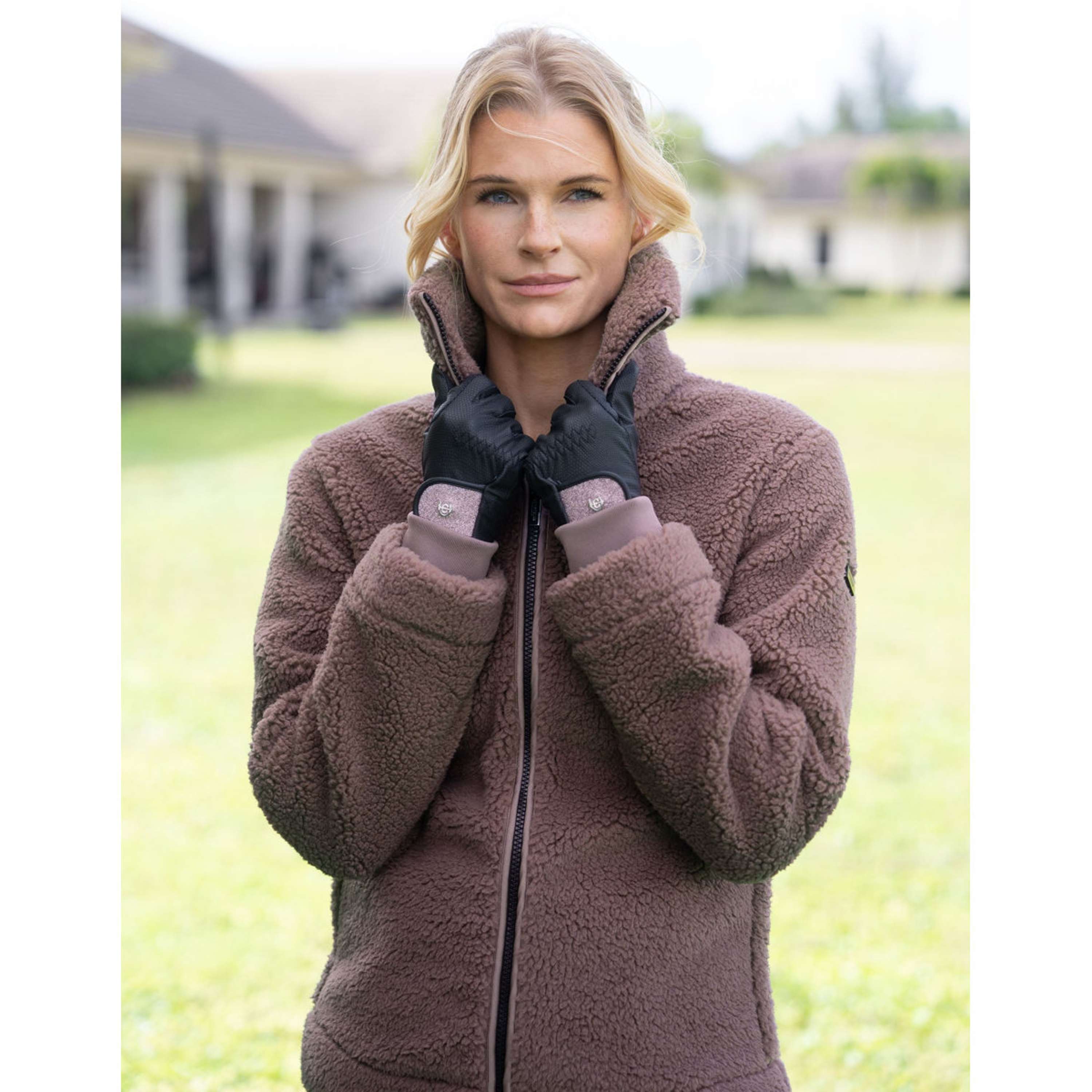 Equestrian Stockholm Chaqueta Polar Teddy Blush