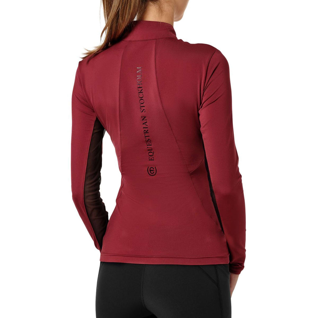 Equestrian Stockholm Camiseta Air Breeze Sun Bordeaux