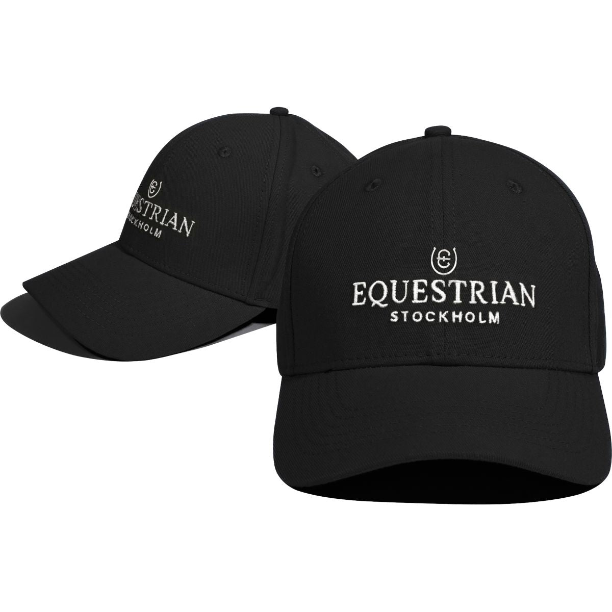 Equestrian Stockholm Gorra Logo Negro/Blanco