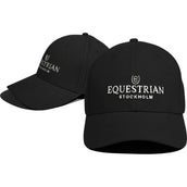 Equestrian Stockholm Gorra Logo Negro/Blanco
