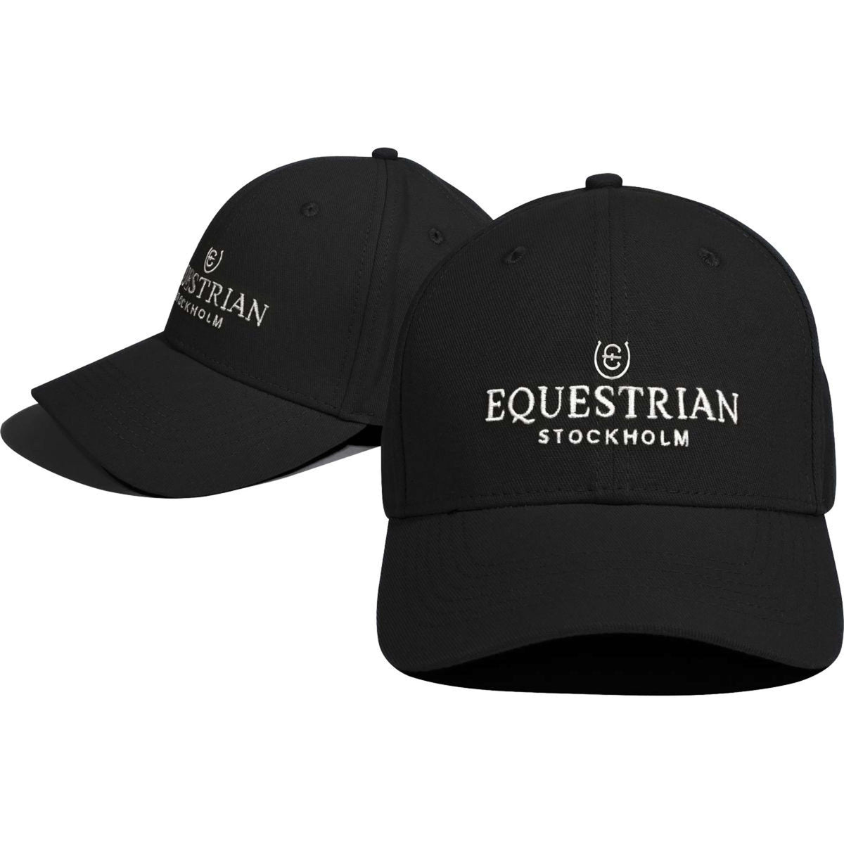 Equestrian Stockholm Gorra Logo Negro/Blanco