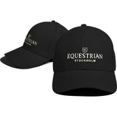 Equestrian Stockholm Gorra Logo Negro/Blanco