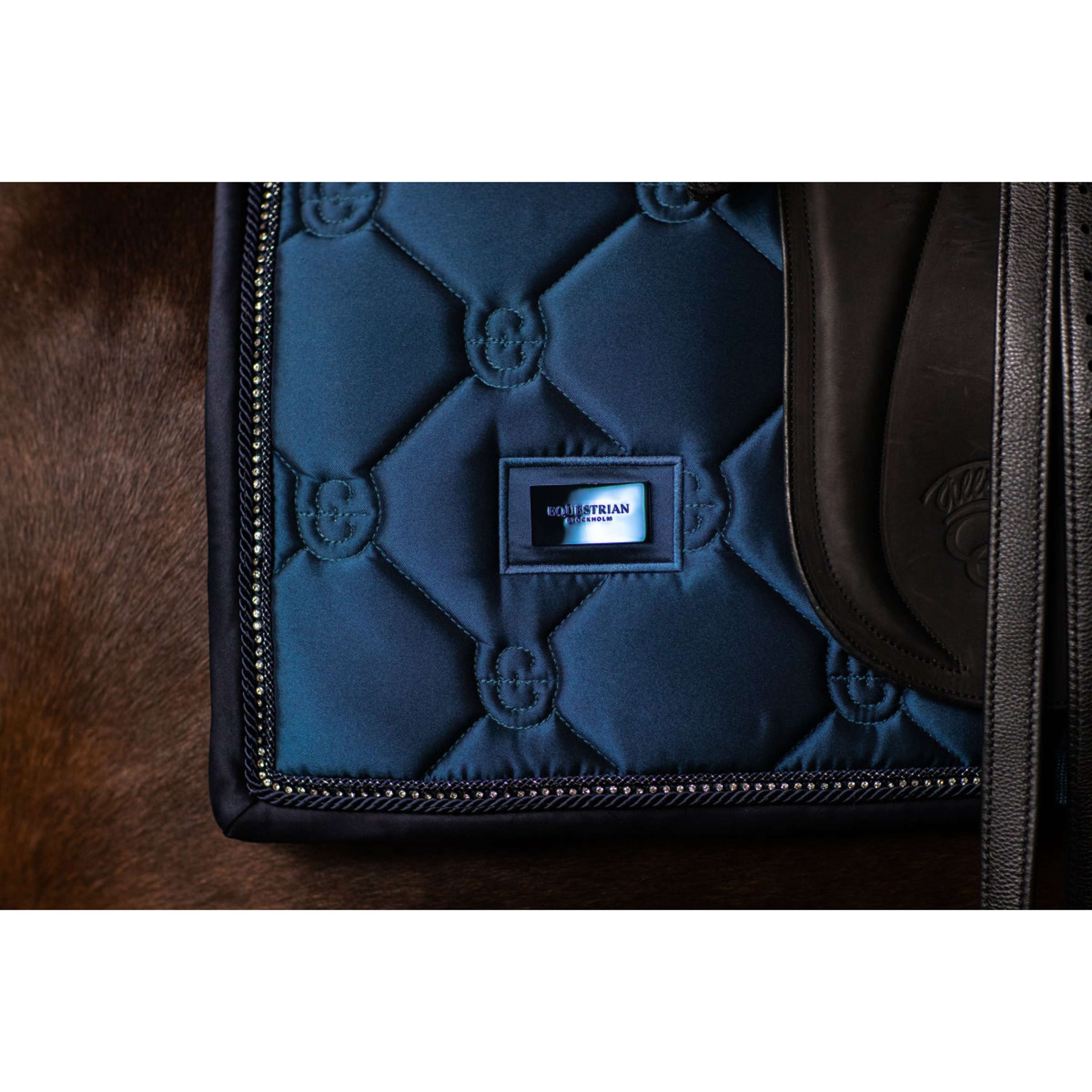 Equestrian Stockholm Mantilla Crystal Shine Doma Clásica Blue Meadow