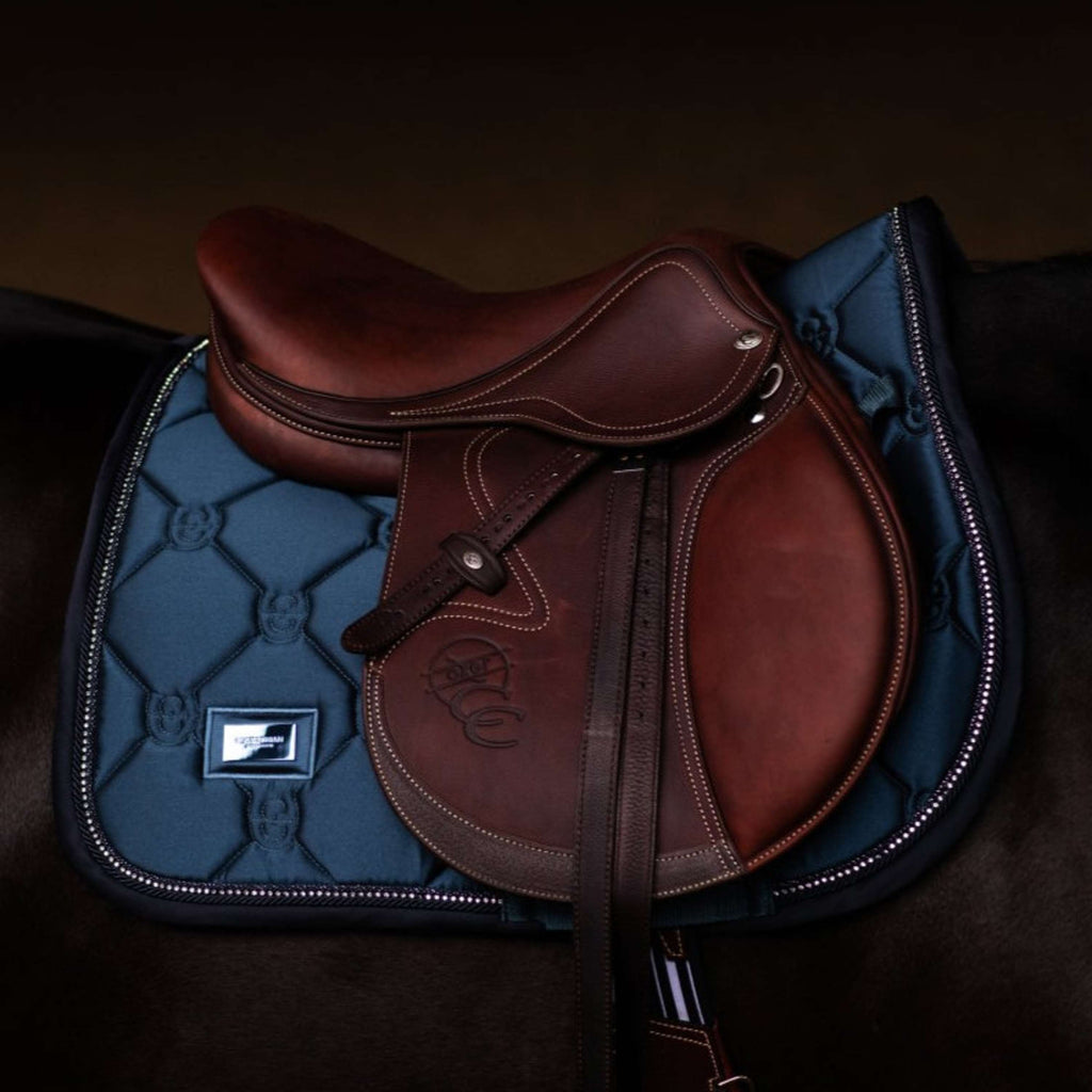 Equestrian Stockholm Mantilla Crystal Shine Saltando Blue Meadow
