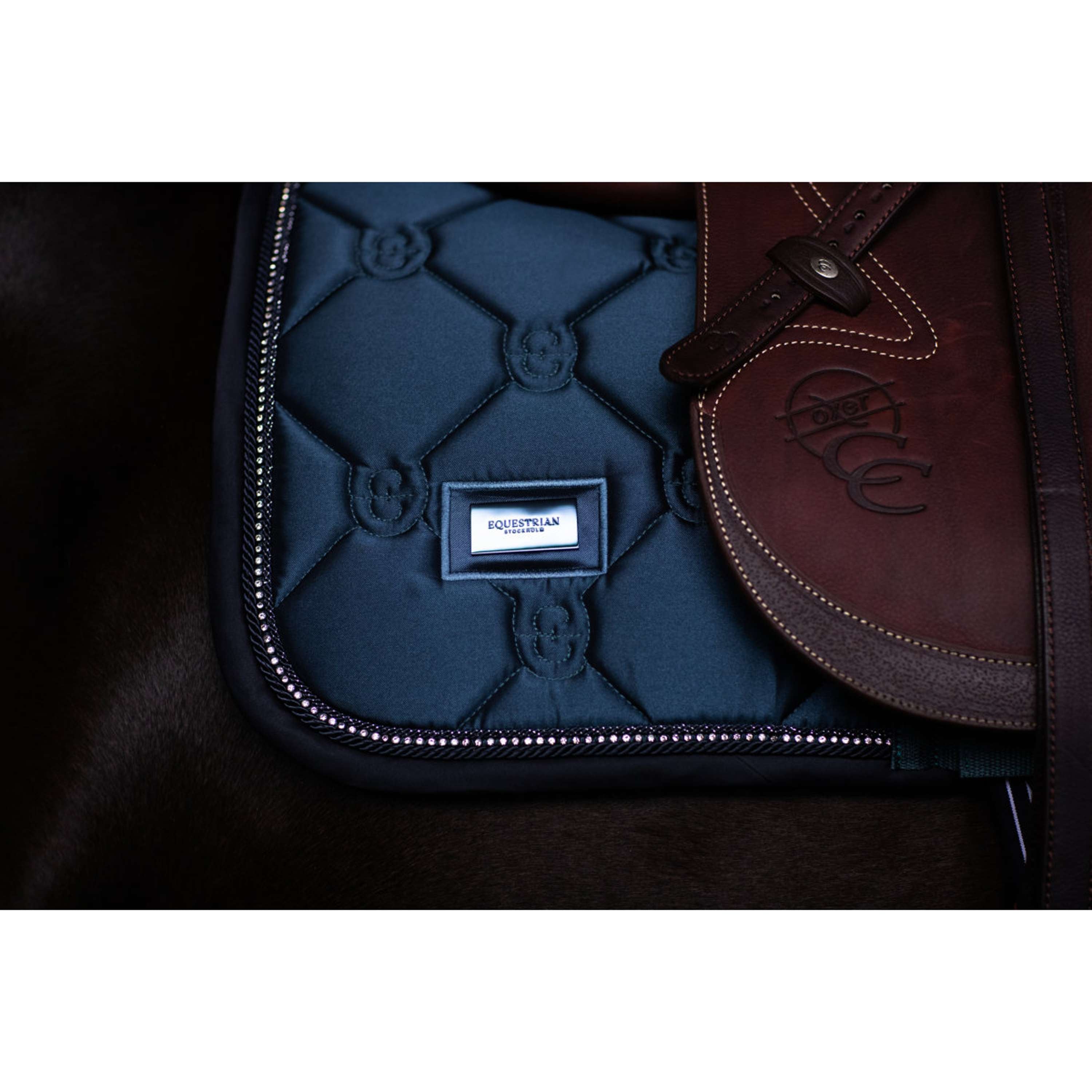 Equestrian Stockholm Mantilla Crystal Shine Saltando Blue Meadow